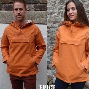 Unisex Mousqueton Hooded Sailcloth Larmor Smock